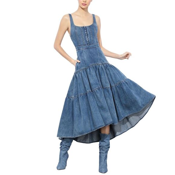 Alice + Olivia Womens  Diana Dress - Picture 4 of 5